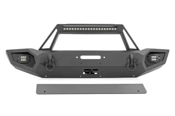 Rough Country Front Winch Bumper (07-18 Jeep Wrangler JK/18-24 Wrangler JL/20-23 Gladiator JT)